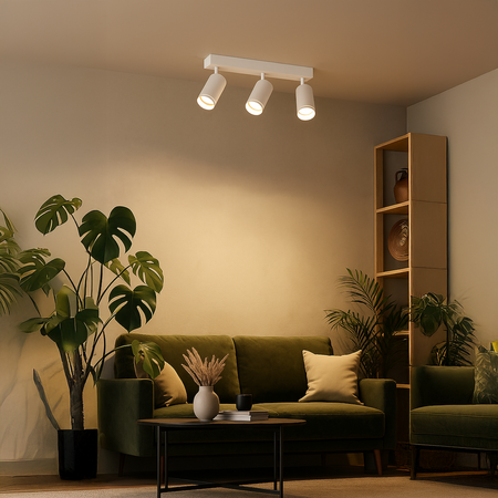 Oprawa Pipe Ring Spot Biały 3xGU10