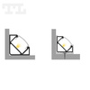 LED P3-1 Profil 3000 mm biały lakierowany (nr kat 863116)