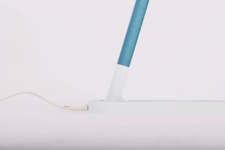 Turkusowa lampka biurkowa, wbudowany LED K-MT-206 ZIELONY z serii NIKO