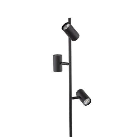  Lampa podłogowa TOP 3xGU10 Czarna
