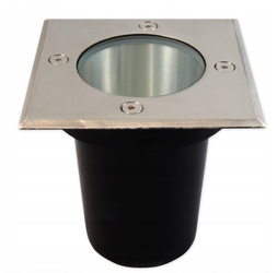 Oprawa najazdowa 1xGU10 kwadratowa IP67 230V IK09 11cm