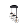Nowodvorski Lampa sufitowa metalowa czarna miedź MANUFACTURE 