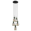 SOPHIA GREEN COGNAC LAMPA WISZĄCA 5XE14