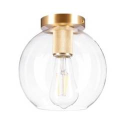 Lampa sufitowa szklana przezroczysta MADRID kula 1xE27