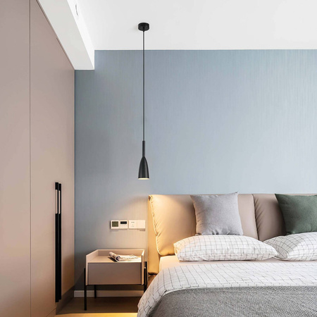 Light prestige Solin 1 wiszaca czarna LP-181/1P BK