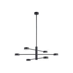 Nowodvorski Lampa wisząca czarna metalowa ORBIT