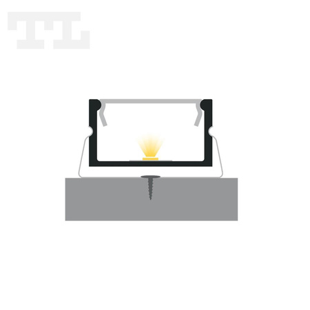 LED P13-2 Profil 2000 mm biały lakierowany (nr kat 8613211)