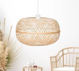 Lampa wisząca bambusowa BOHO BAMBUS duża