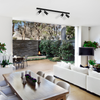 Lampa sufitowa HUDSON BLACK 4xGU10