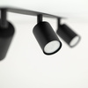 Tk Lighting NEX BLACK lampa sufitowa  3XGU10