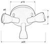 Lampa sufitowa plafon musztardowy regulowany 3xE14 Picardo 98-52414