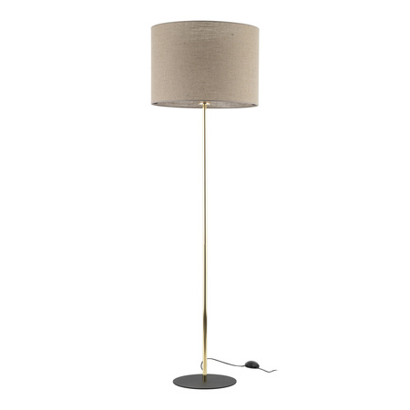 Lampa podłogowa UMBERTO Linen/Gold 1xE27