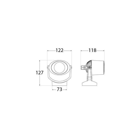 Oprawa MINITOMMY szary X LED GU10 4,5W 3000K