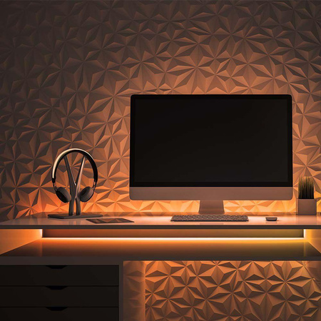 Neon Flex V-TAC 24V 10mb 12W/m VT-551 Kolor Bursztynowy