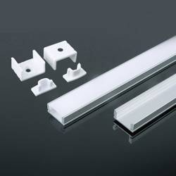 Profil aluminiowy anodowany natynkowy zestaw 2mb