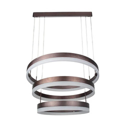 Oprawa Zwieszana LED V-TAC 82W Soft Light Chandelier Ściemnianie Kawowy VT-82-3D 3000K 4550lm