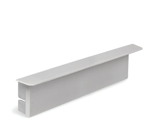 Zaślepka końcowa RAM-KOL-100  szara  Kluś