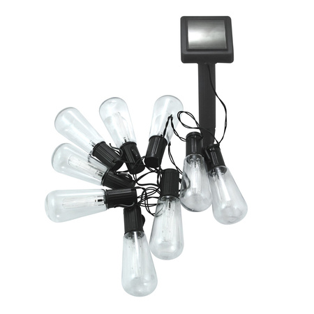 Solarna girlanda ogrodowa 2m ciepła Edison