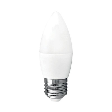 Żarówka LED E27 7W ŚWIECZKA 470lm zimna 6000K INQ