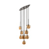 Lampa sufitowa ESTERA Brown 9xG9