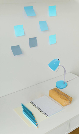 Lampka do nauki i odrabiania lekcji K-MT-200 TURKUSOWY z serii KAJTEK