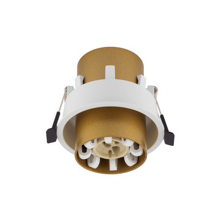 Regulowana lampa podtynkowa MONO SLIDE GU10 biały/złoty Nowodvorski 10798