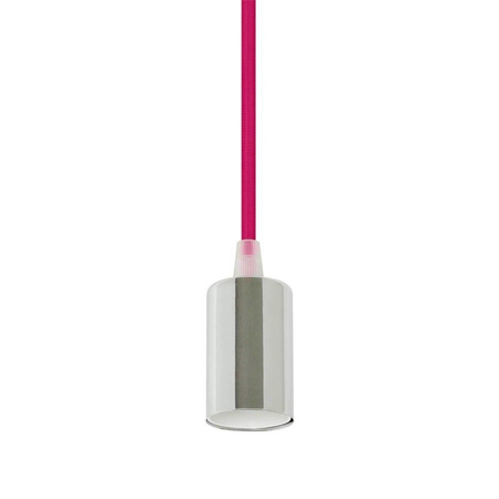 Oprawa Zwieszana V-TAC Chrom Metal Ciemny Róż przewód VT-7338-RR 5 Lat Gwarancji