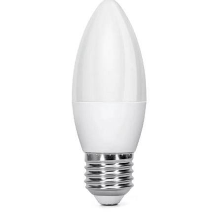 Żarówka LED E27 9W świeczka ciepła C37