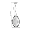 Lampa wisząca BRAGA SMOKED 1xE27