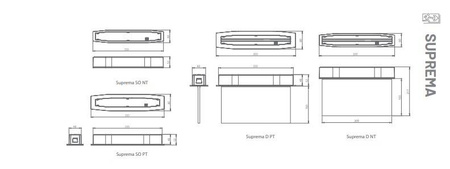 Oprawa ewakuacyjna natynkowa SUPREMA LED D-std SA 3H AT IP54 / 94604