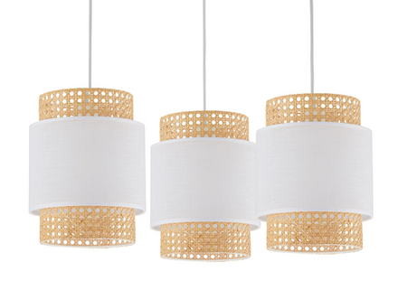 Lampa wisząca  Boho White 3xE27 pająk
