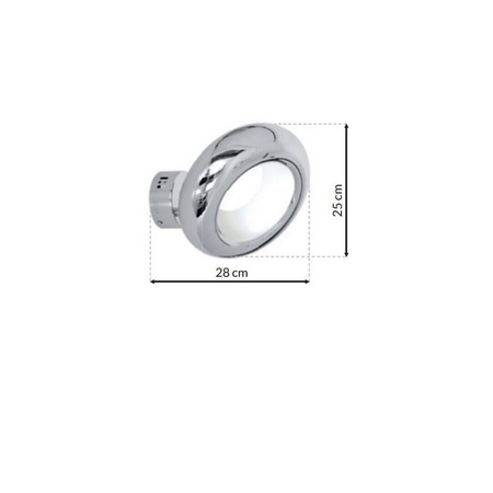 Lampa z diodami do szyn magnetycznych łamana 6W 4000K DDCX-GDZD6
