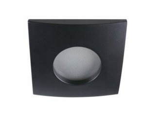 Oprawa hermetyczna punktowa IP44 czarna kwadrat