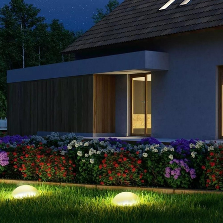 Oprawa Ogrodowa V-TAC LED Półkula 51cm Ładowanie Pilot V-TAC VT-7809 RGBW 108lm