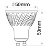 Żarówka LED GU10 3W neutralna 4000K czarna