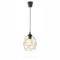 Lampa wisząca GALAXY Black/Gold 1xE27 mała