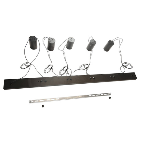 Light prestige Toledo 5 lampa wisząca czarna LP-432/5P BK