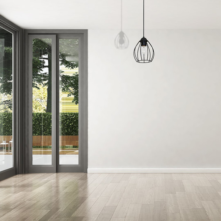 Lampa Wisząca DON BLACK 1xE27 czarna
