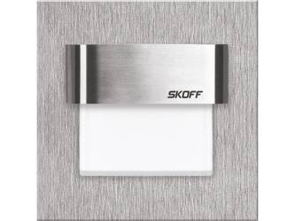 Oprawa schodowa TANGO LED Light Skoff 10V DC 0,8W szlif inox b. niebieska