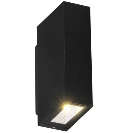Kinkiet zewnętrzny LED ORLEAN B czarny 4000K góra/dół