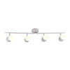 Lampa ścienno-sufitowa ruchoma LED RAWI 4 Biała 3000K
