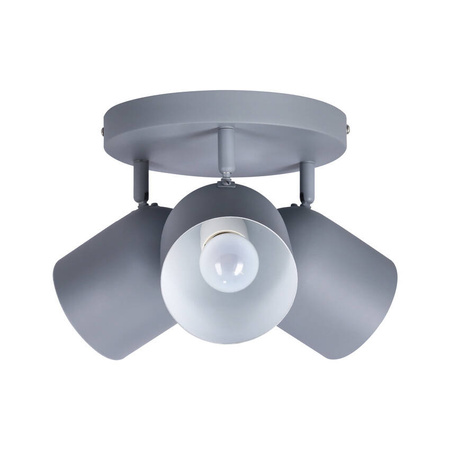 Lampa sufitowa 3xE27 szara 32cm AZURO 98-63236