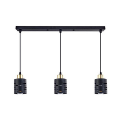 Lampa wisząca 3xE27 LED Elen czarna