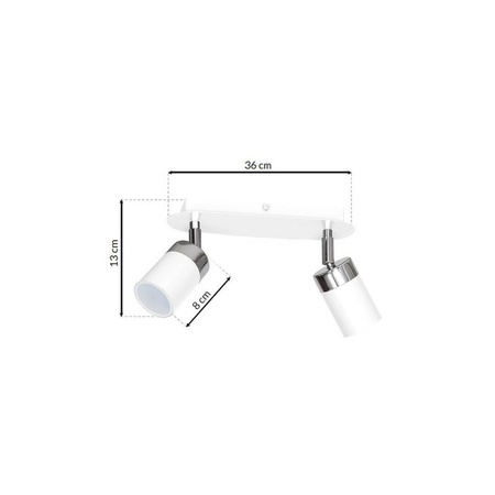 Lampa sufitowa JOKER WHITE 2xGU10