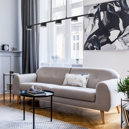 Lampa wisząca DALLAS Black 5xGX53
