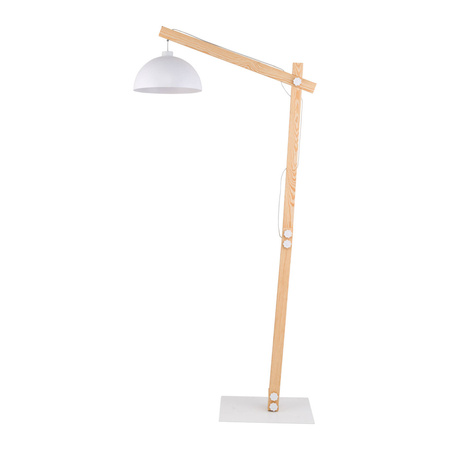 Lampa podłogowa OSLO WHITE 1xE27
