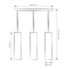 Lampa wisząca LATI-3 GU10x3