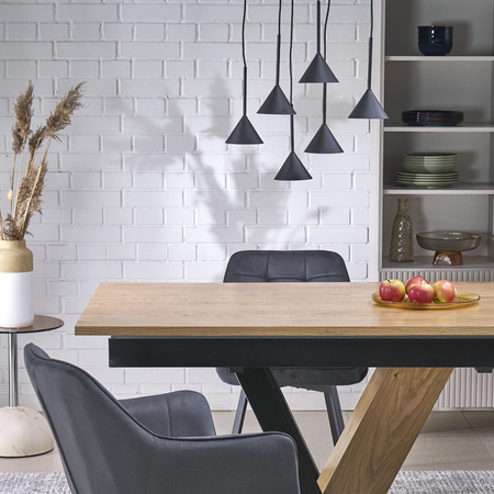 Lampa Wisząca Cono Black Mini 6xGU10 Czarna