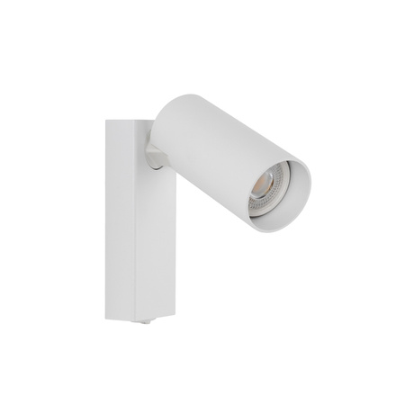 Nowodvorski Kinkiet FOURTY z włącznikiem miniGU10 wys.17cm szer.10cm | Biały 11764