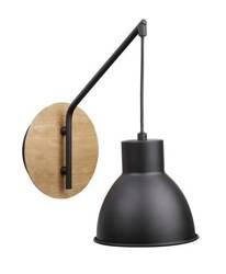 Kinkiet 1xE27 czarna loft VARIO 21-73495